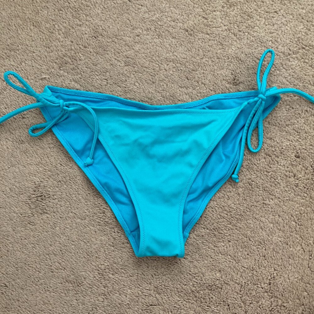 Victoria’s Secret turquoise bikini bottoms size medium